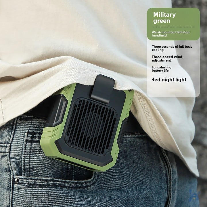 Clip-on bladeless fan