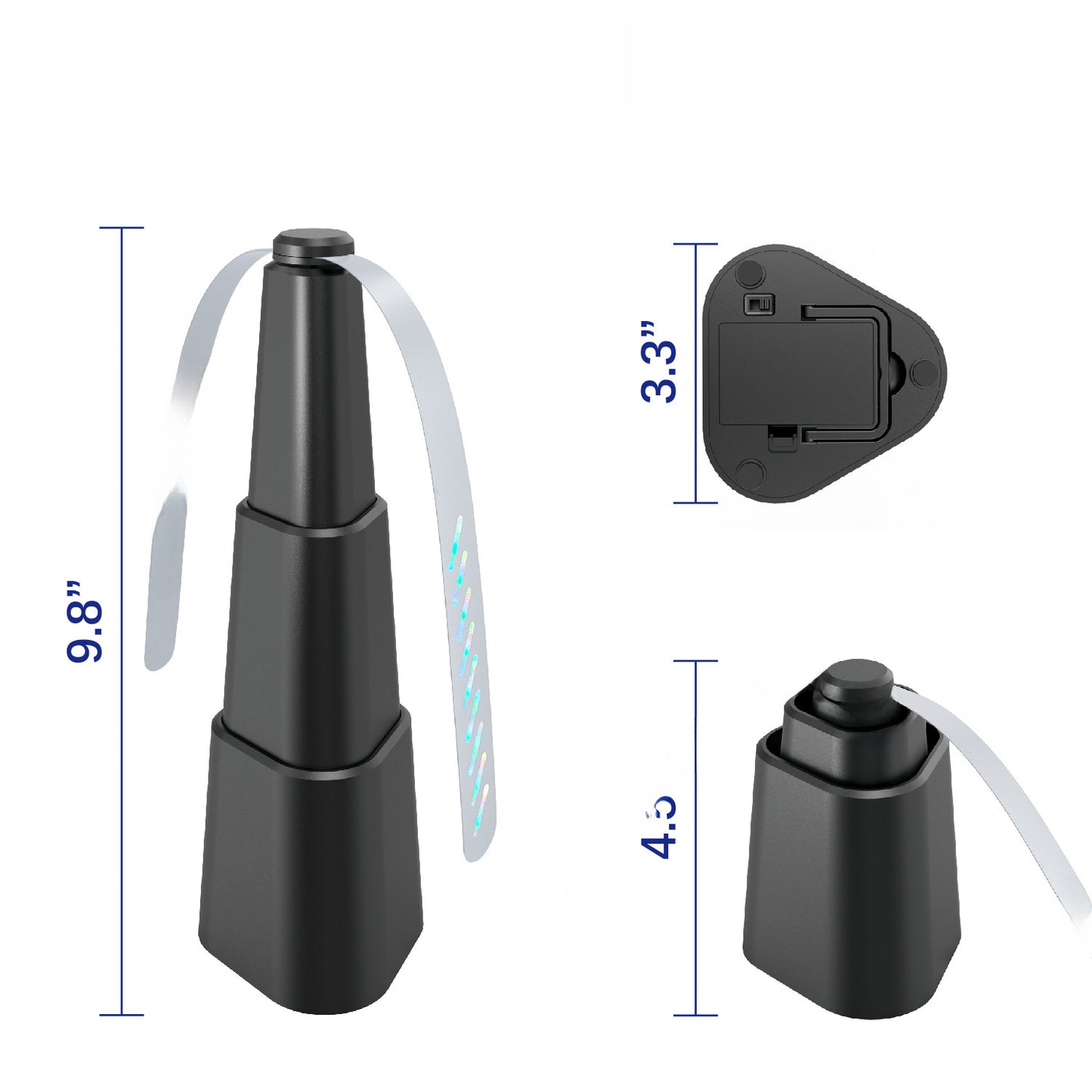 Shrinkable Fan Leaf Fly Repellent Indoor and Outdoor Multifunctional Automatic Fly Trap Battery Plastic Mosquito Repellent Fan