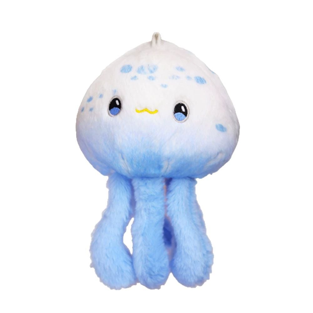 Sea Jellyfish Pendant Plush Doll Toy Cartoon Doll Keychain School Bag Hanging Ornaments