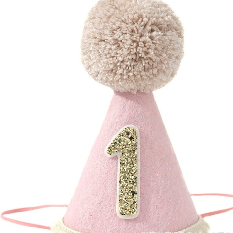 Daisy ins baby birthday hat decoration photo props digital children's year-old baby party headdress layout