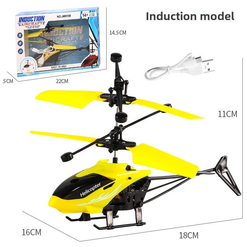 Remote controlled airplane helicopter rechargeable children's toy