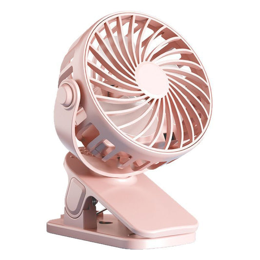 Multi-function Clip Fan Dormitory Portable Wall-hanging Circulating Small Fan USB Lighting Desktop Fan