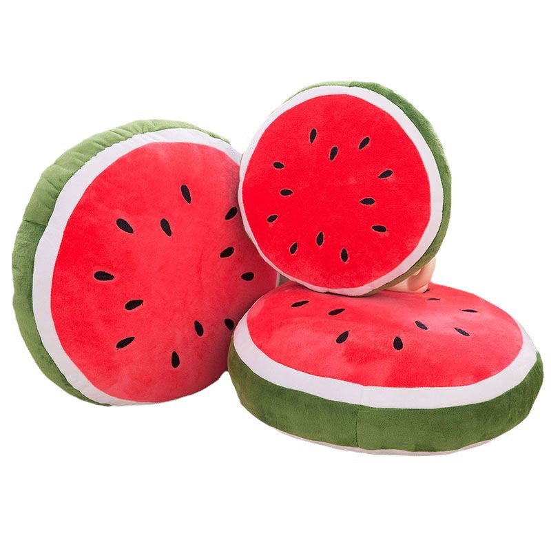 Watermelon plush toy throw pillow