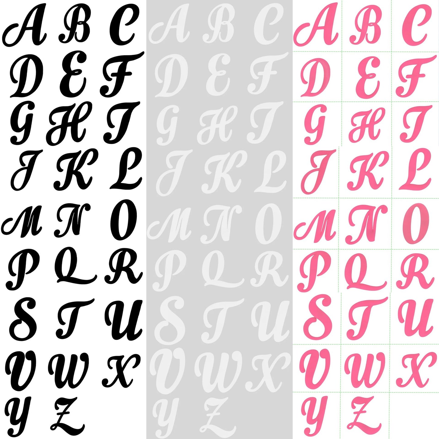 26-piece beach bag with letter accessories