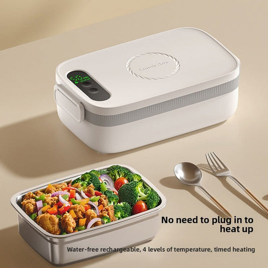 Rechargeable Wireless Heating Lunch Box with 4 Temperature Levels