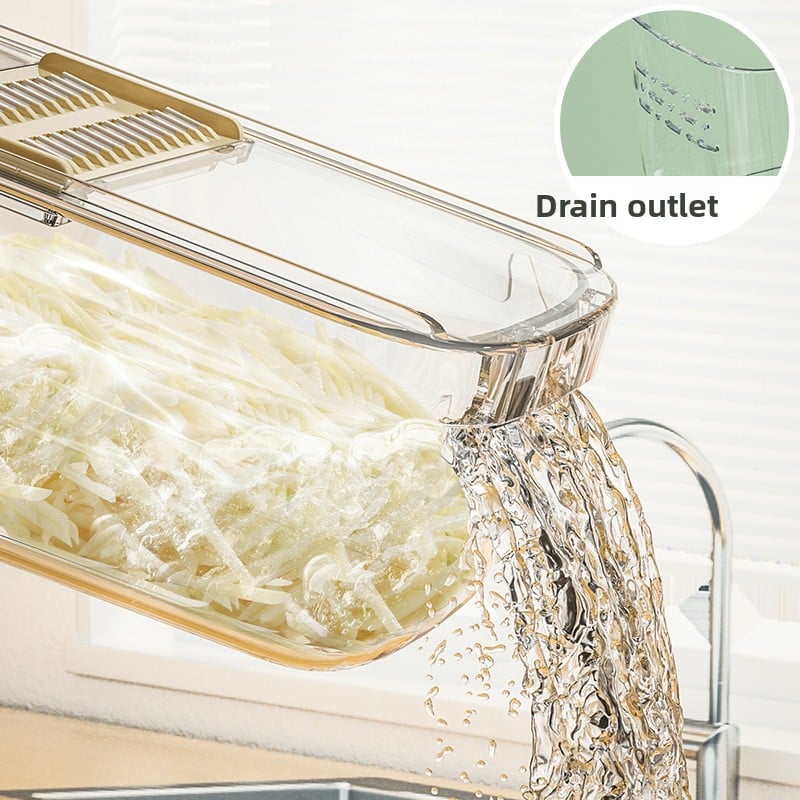 Multi-functional vegetable cutting artifact potato shreds grater