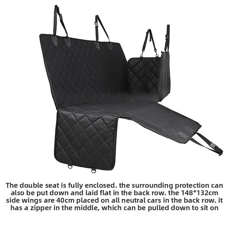 Pet car seat pad is waterproof and dirt-resistant.