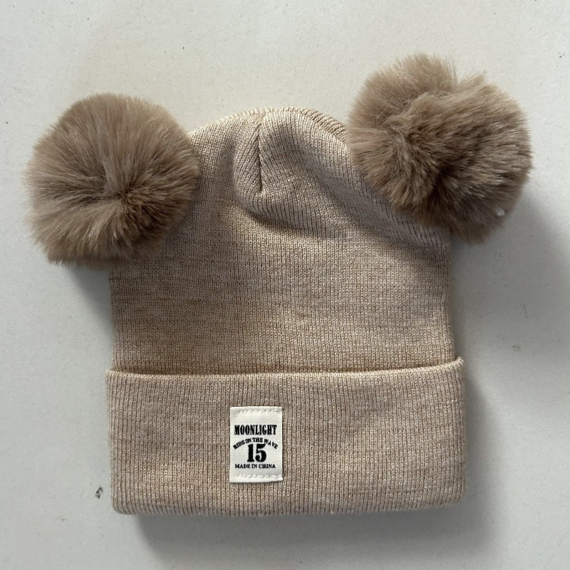 Autumn and winter baby hat