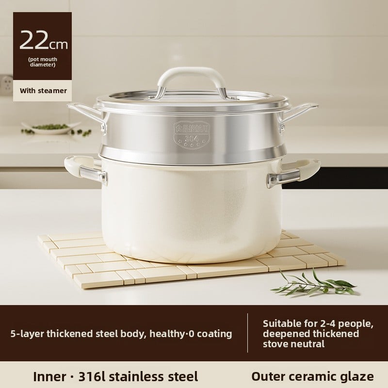 Stainless Steel Soup Pot