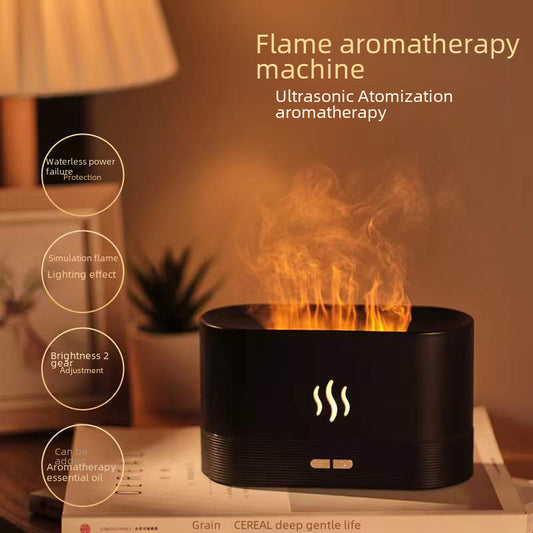 USB flame Atmosphere Lamp Humidification Aromatherapy