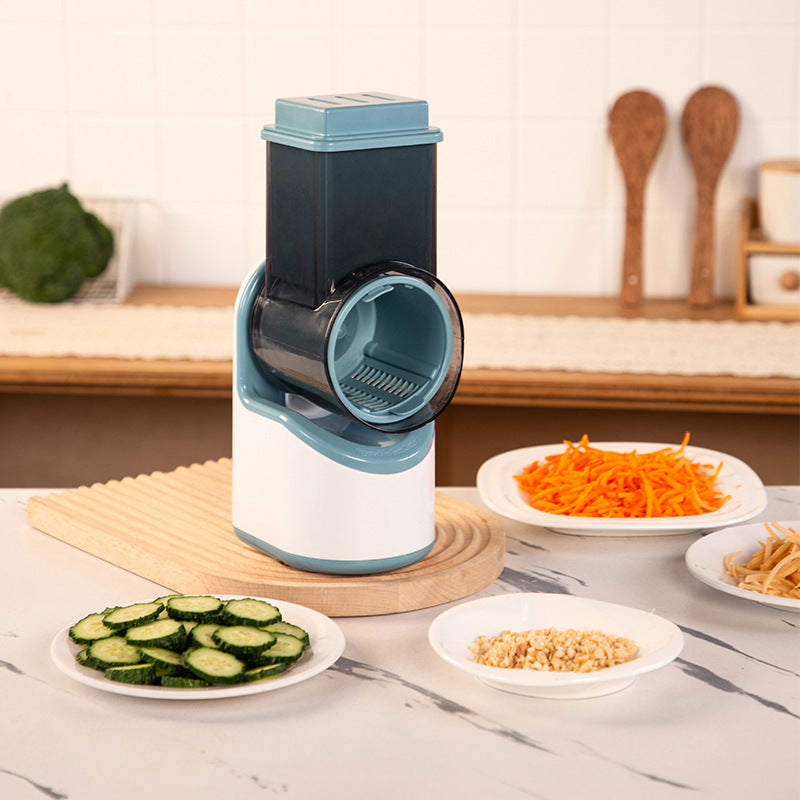Multifunctional Electric Vegetable Cutter with Automatic Roller for Home Kitchen