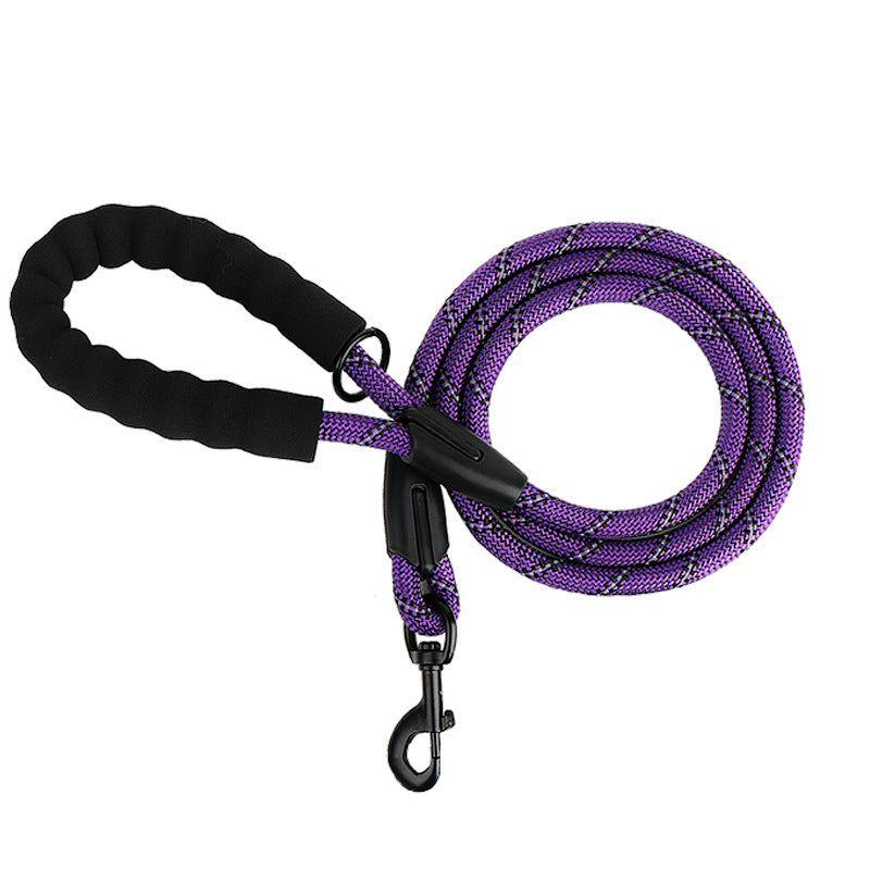 Dog Rope Pet Products Traction Rope Reflective Nylon Round Rope Dog Walking Rope Dog Traction Dog Chain