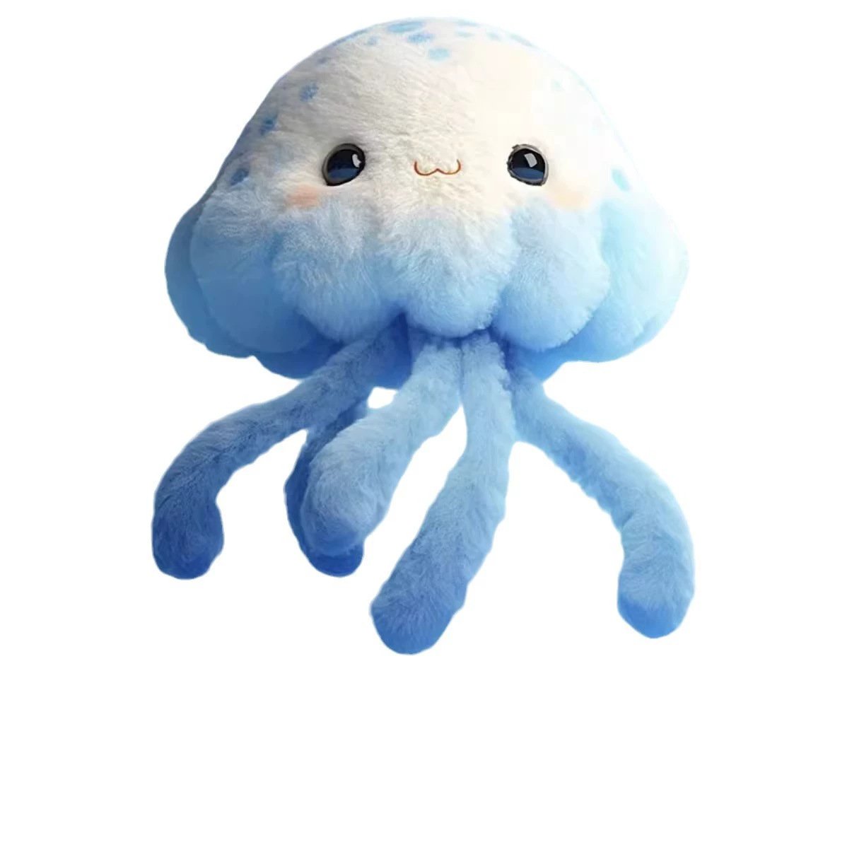 Sea Jellyfish Pendant Plush Doll Toy Cartoon Doll Keychain School Bag Hanging Ornaments