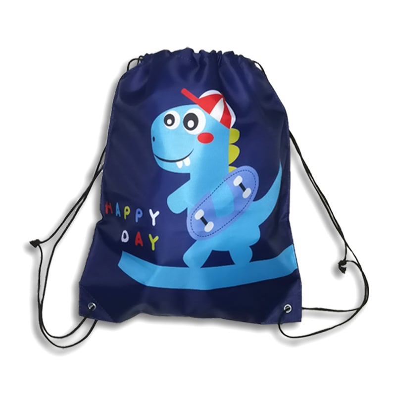 Waterproof double-shoulder drawstring bag