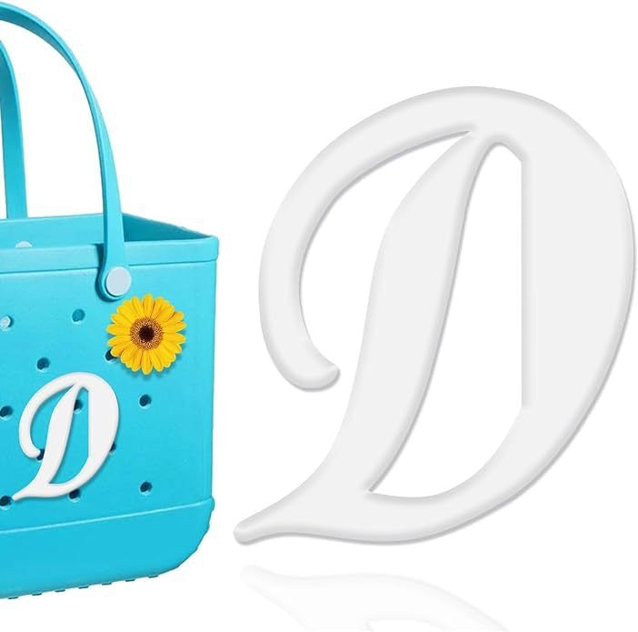 26-piece beach bag with letter accessories