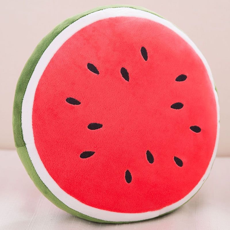 Watermelon plush toy throw pillow