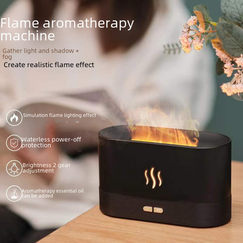 USB flame Atmosphere Lamp Humidification Aromatherapy