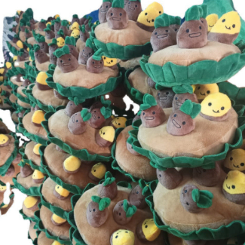 Sweet potato and yam pet toys