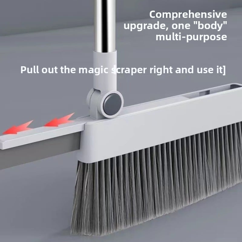 Broom Dustpan suit Combination Household Broom Wiper Non-stick Hair-setting Dustpan Sweeping Artifact Garbage Shovel Broom