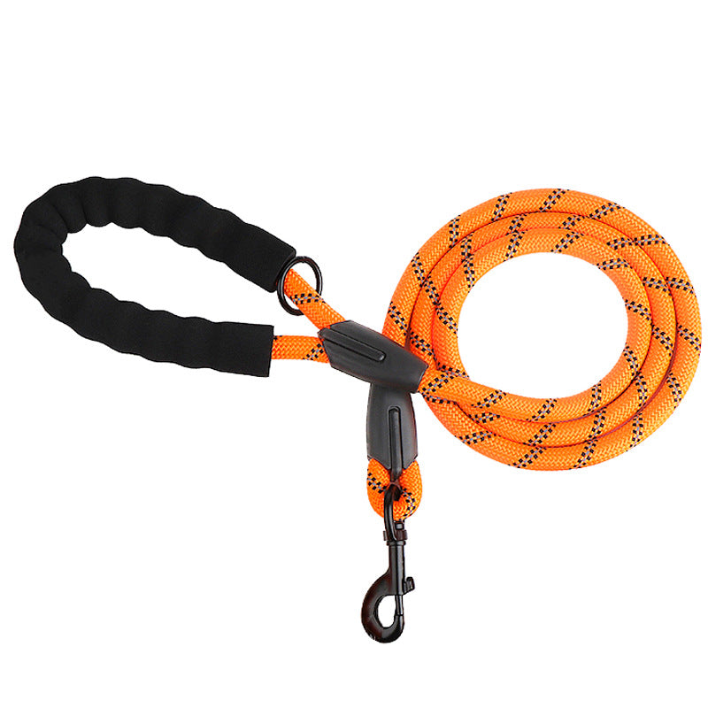 Dog Rope Pet Products Traction Rope Reflective Nylon Round Rope Dog Walking Rope Dog Traction Dog Chain