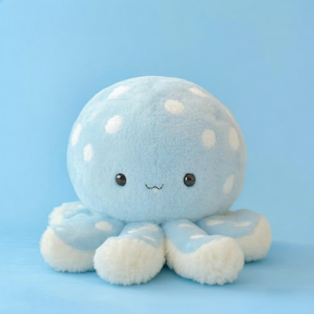 Sea Jellyfish Pendant Plush Doll Toy Cartoon Doll Keychain School Bag Hanging Ornaments