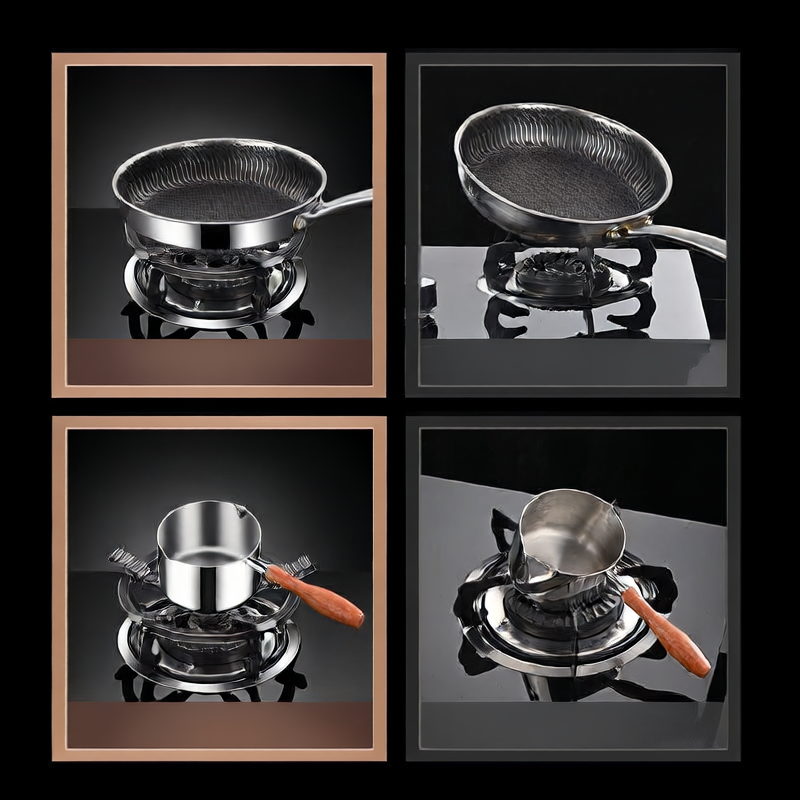 Universal gas stove support - non-slip cooking rack