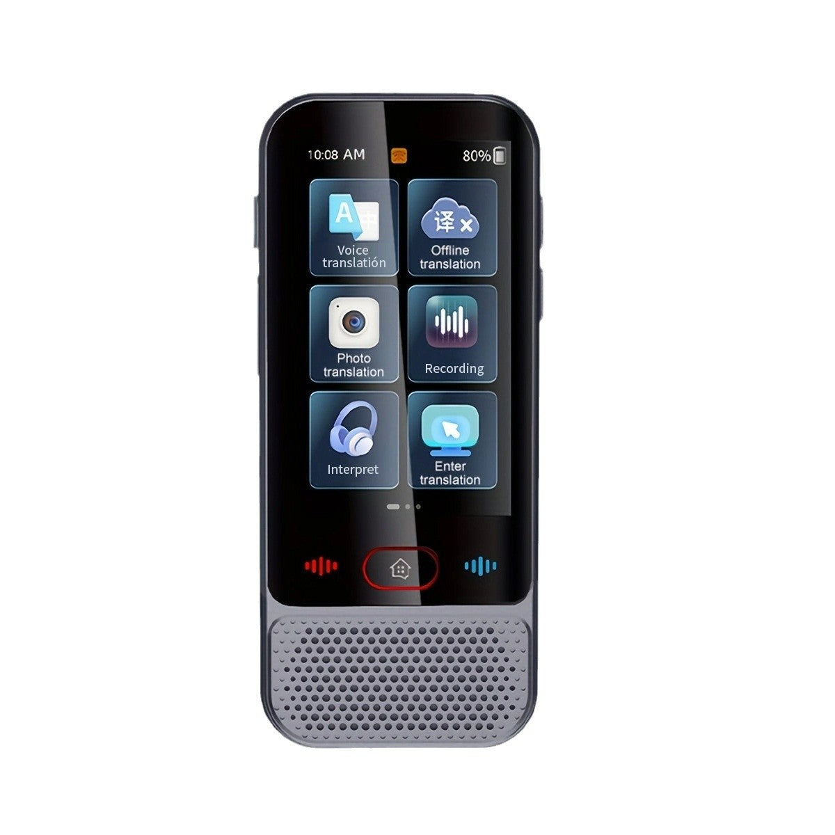 Translator cross-border version with bluetooth function multi-language voice precision offline conference travel abroad translator