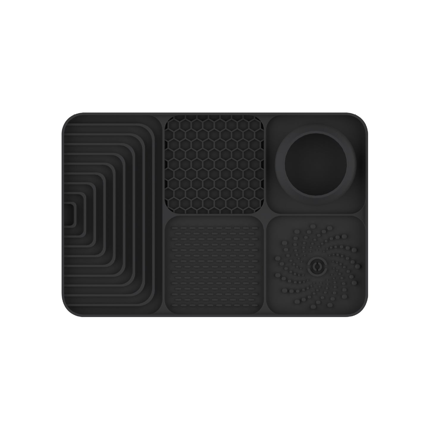 Silicone Pet Lick Placemat Slow Food Mat Pet Tray with Suction Cup Non-slip Cat and Dog Feeding Mat Anti-overflow Anti-choking Mat