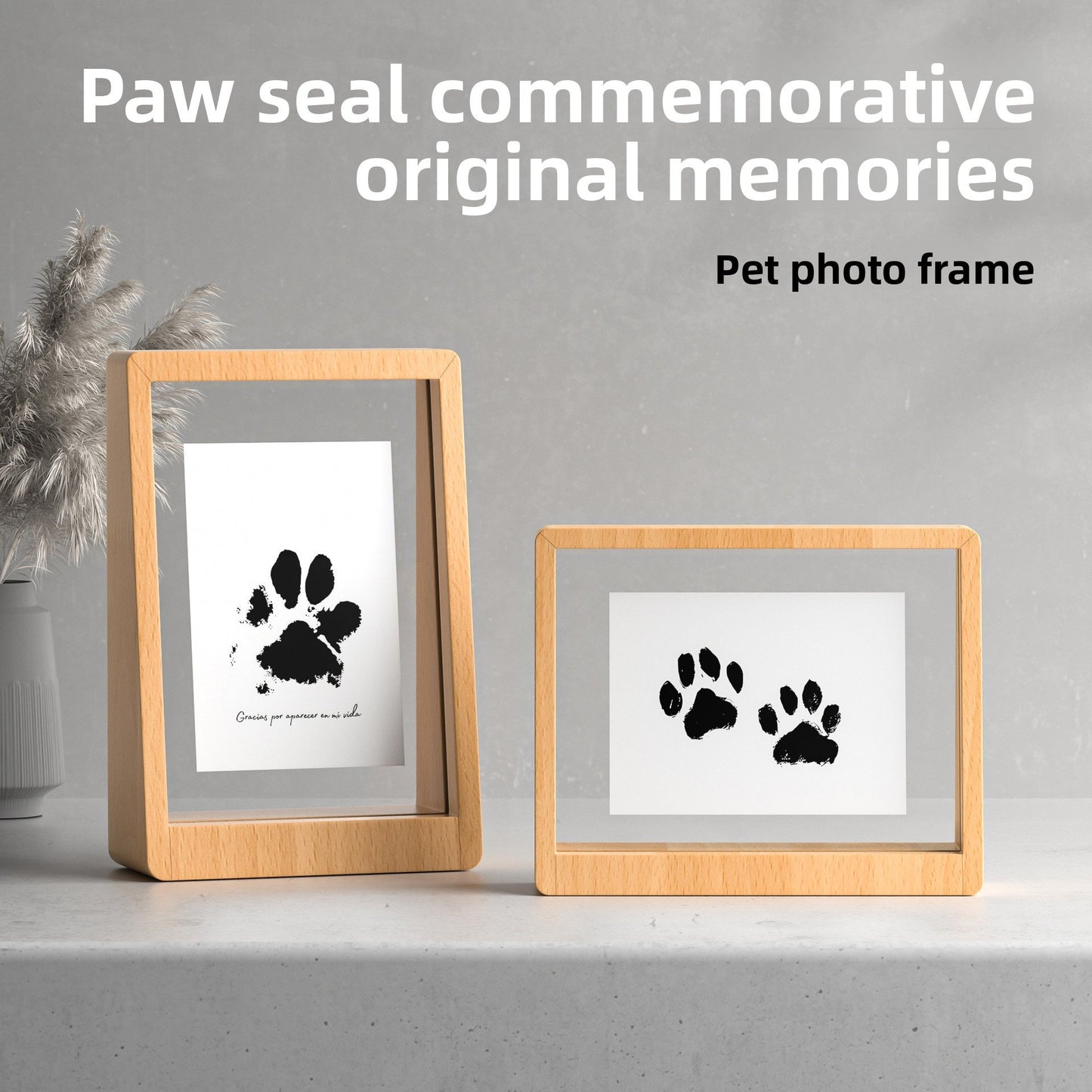 Pet Paw Print Ink Frame