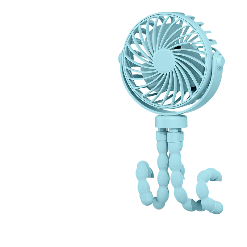 Multi-function Clip Fan Dormitory Portable Wall-hanging Circulating Small Fan USB Lighting Desktop Fan