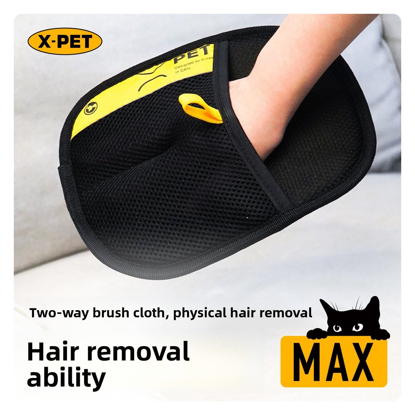 Electrostatic depilation gloves