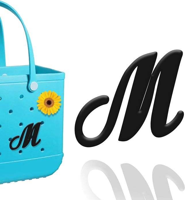 26-piece beach bag with letter accessories