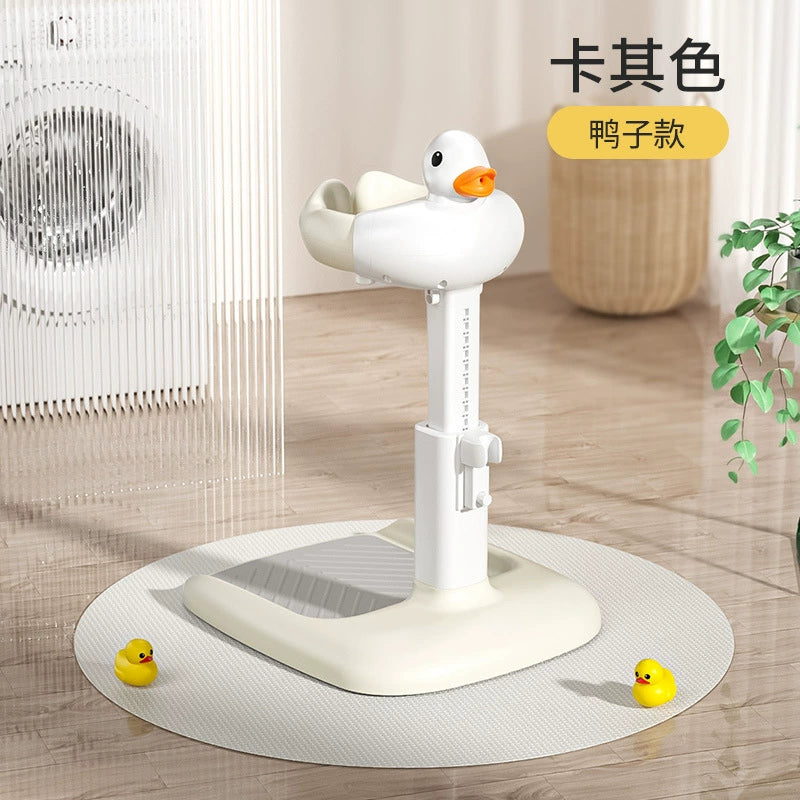 Baby Standing Bathing Tool Infant Toddler Bath Tub Bath Platform Newborn Bottom Washing Device