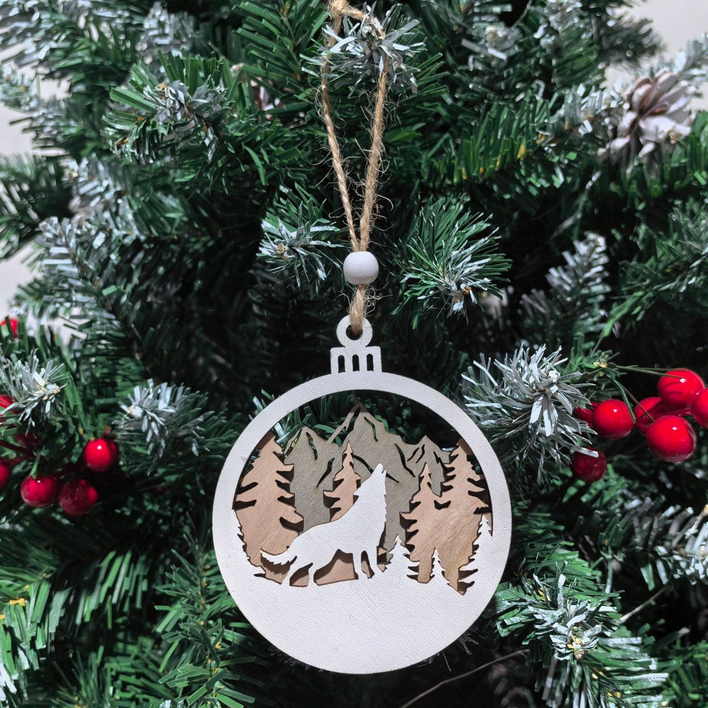 Wooden Christmas ornaments