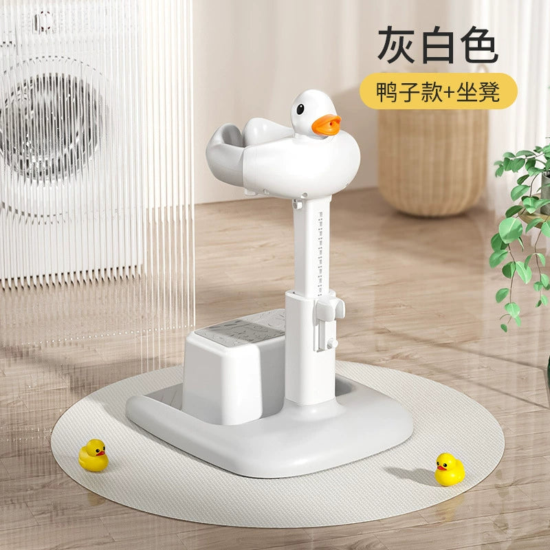 Baby Standing Bathing Tool Infant Toddler Bath Tub Bath Platform Newborn Bottom Washing Device