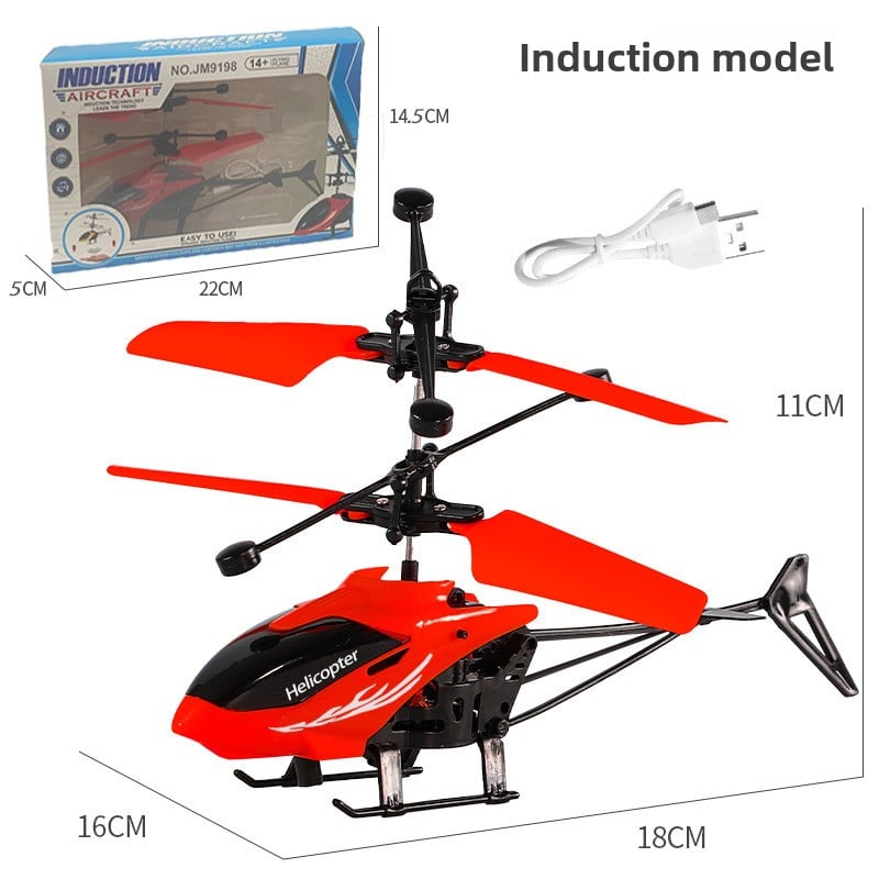 Remote controlled airplane helicopter rechargeable children's toy