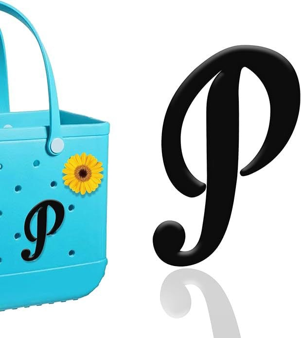 26-piece beach bag with letter accessories