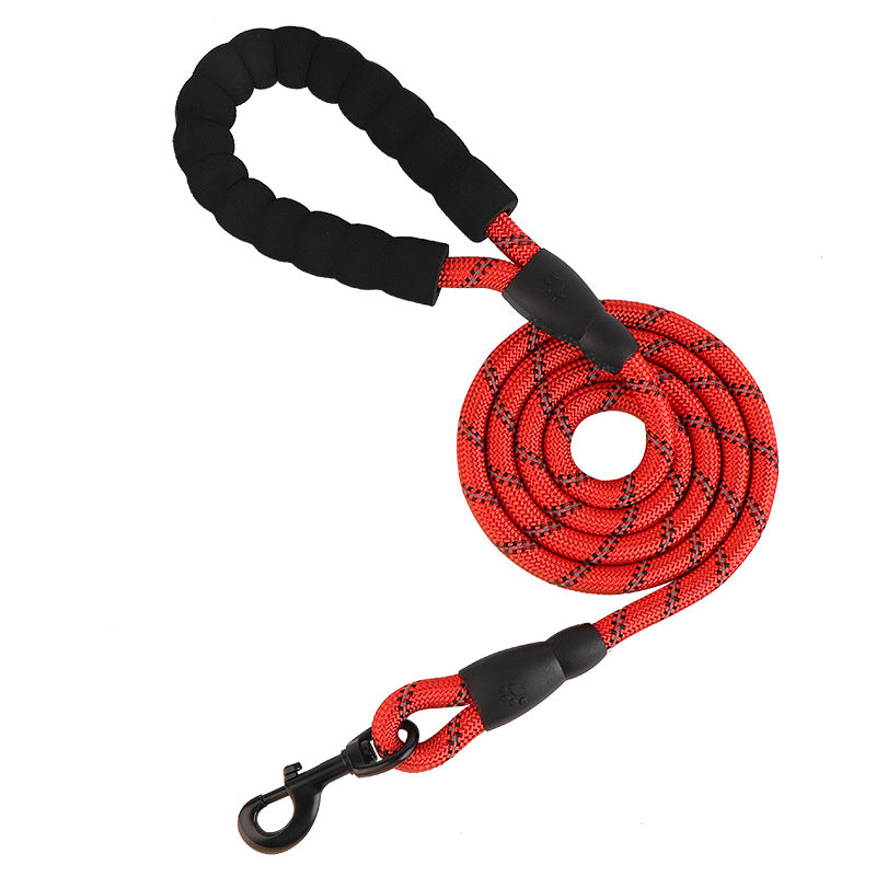 Dog Rope Pet Products Traction Rope Reflective Nylon Round Rope Dog Walking Rope Dog Traction Dog Chain