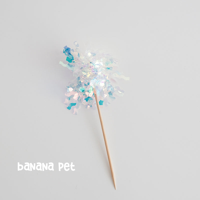 Pet Small Dog Cat Dog Birthday Dress Cake Digital Candle Cute Animal Blue Bib Paper Tray