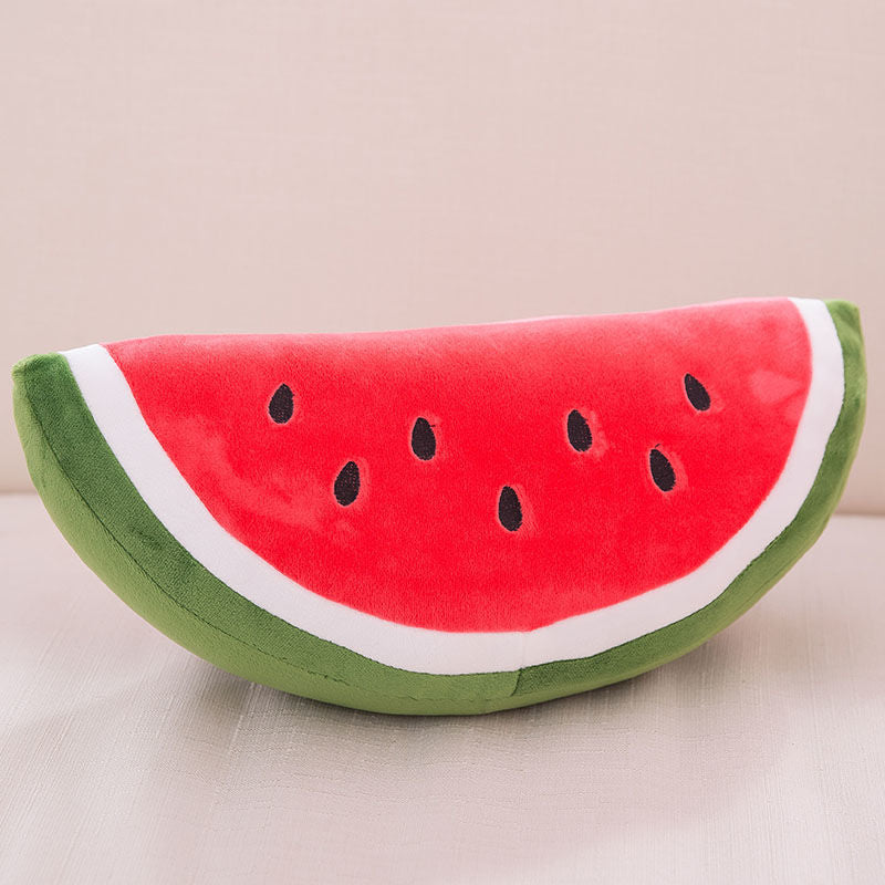 Watermelon plush toy throw pillow