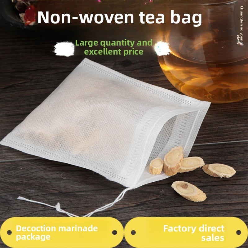 draw line non-woven disposable tea bag Chinese medicine bag decocting bag coffee filter bag tea bag tea bag