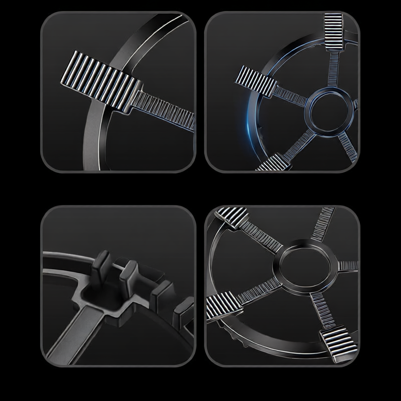 Universal gas stove support - non-slip cooking rack