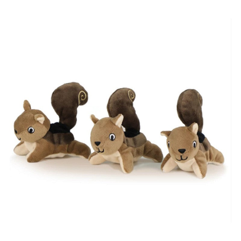 Pet toy supplies: Squeaky Tree Hole Panda Plush toy
