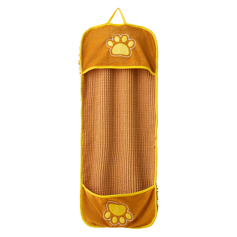 Super absorbent and quick-drying bath towel for pets