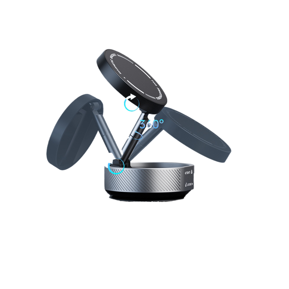 Car mobile phone bracket  vacuum adsorption magnetic bracket multi-scene angle adjustment 360 � rotating bracket