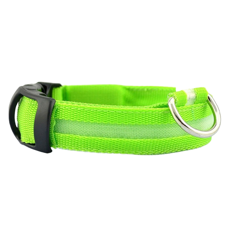 New LED Dog Collar - USB Rechargeable Glowing Pet Collar for Small & Large Dogs, Anti-Lost Safety Necklace