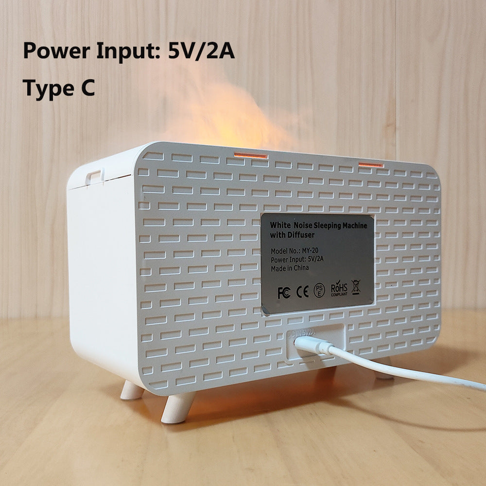 Humidifier, night light, sleep aid, white noise machine
