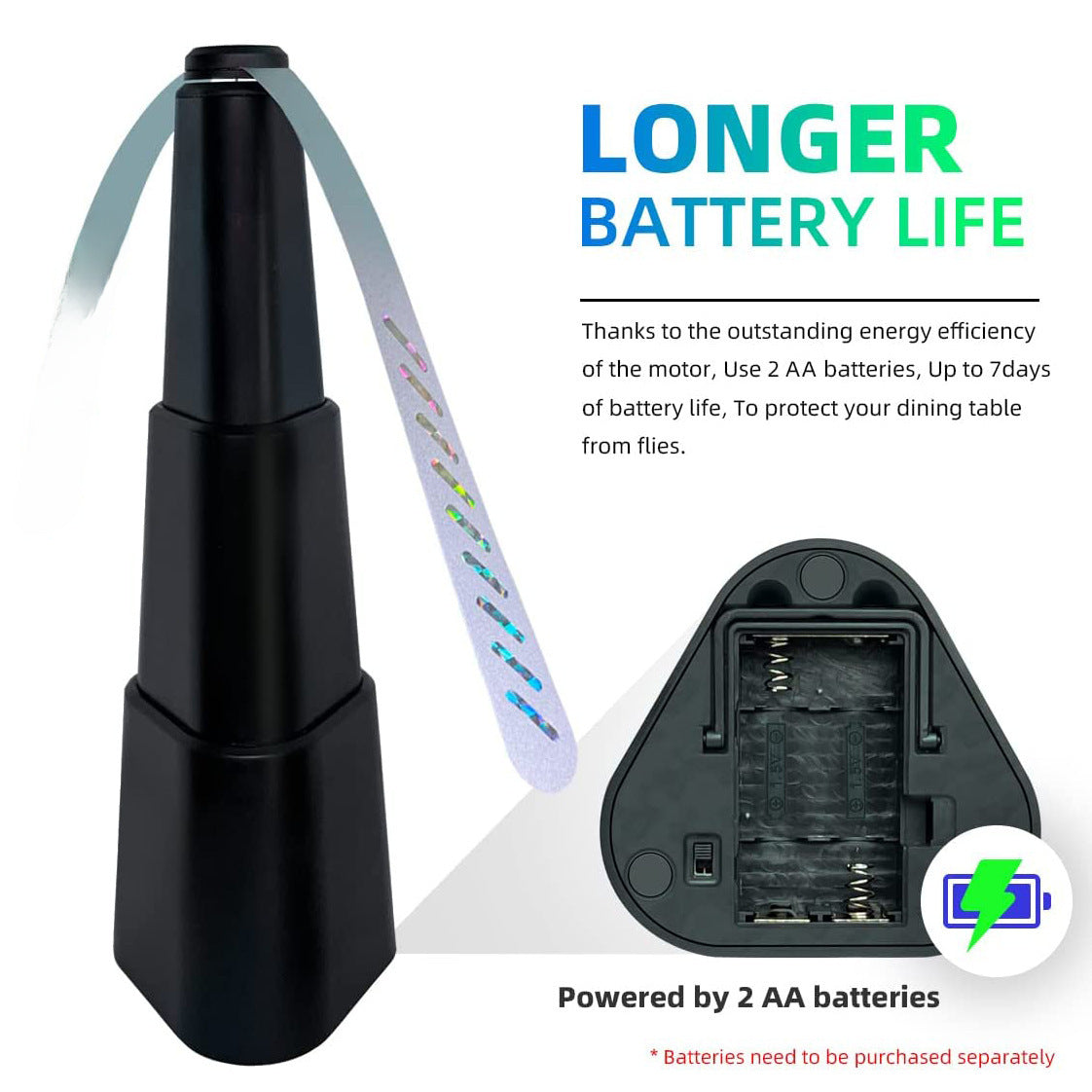 Shrinkable Fan Leaf Fly Repellent Indoor and Outdoor Multifunctional Automatic Fly Trap Battery Plastic Mosquito Repellent Fan