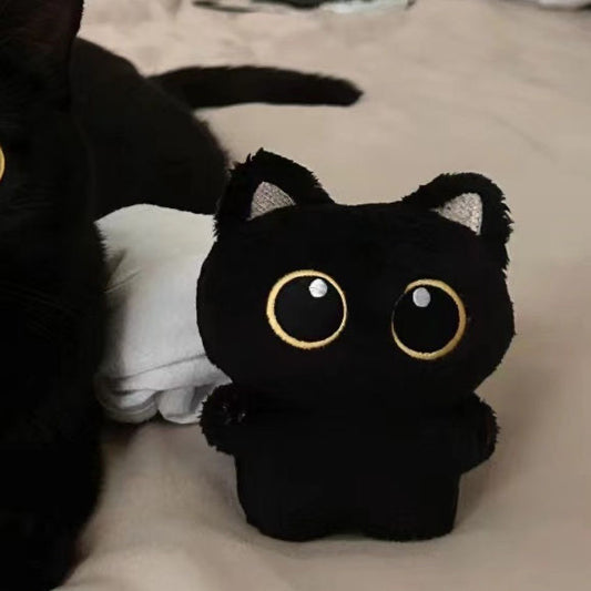 Black Cat Doll Plush Doll Pendant Cute Cat Baby Bag Pendant Couple Gift