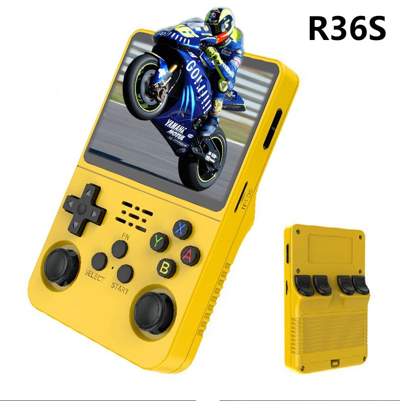r36s handheld game console handheld portable game console retro arcade open source game console
